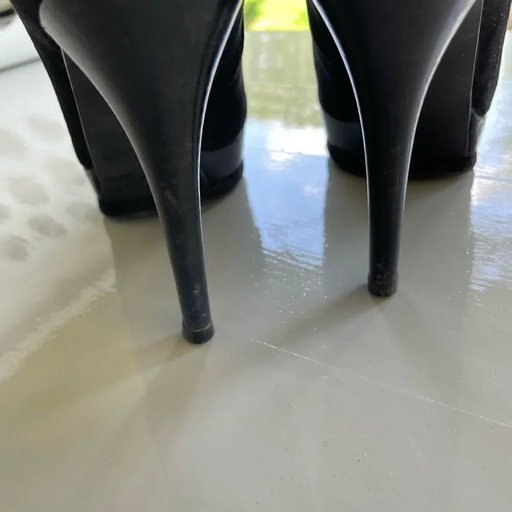 Stuart Weitzman Platform High Heeled Booties - Picture 4 of 9